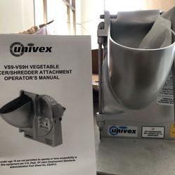 Selling a Univex VS9 commercial vegetable slicer attachment - Like New Never Used