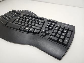 Perixx Periboard-612 Wireless Dual Mode Ergonomic Split Keyboard Black