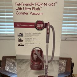 Brand New Kenmore BC4027 Pet-Friendly Pop-N-Go Canister Vacuum