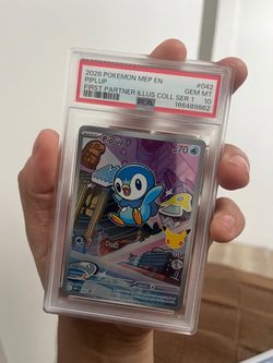 PSA 10 Piplup #042 Pokemon MEP First Partner Illus Collection