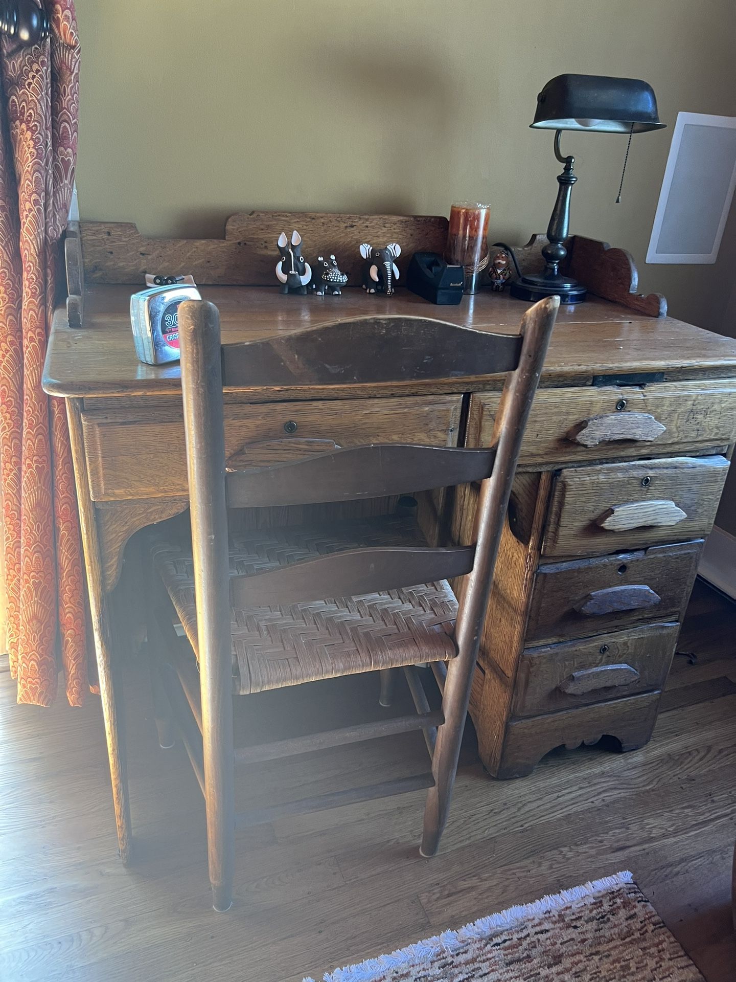 Vintage oak Desk