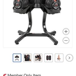 💪 Bowflex SelectTech Adjustable Dumbbells + Stand - $300 (Like New!)
