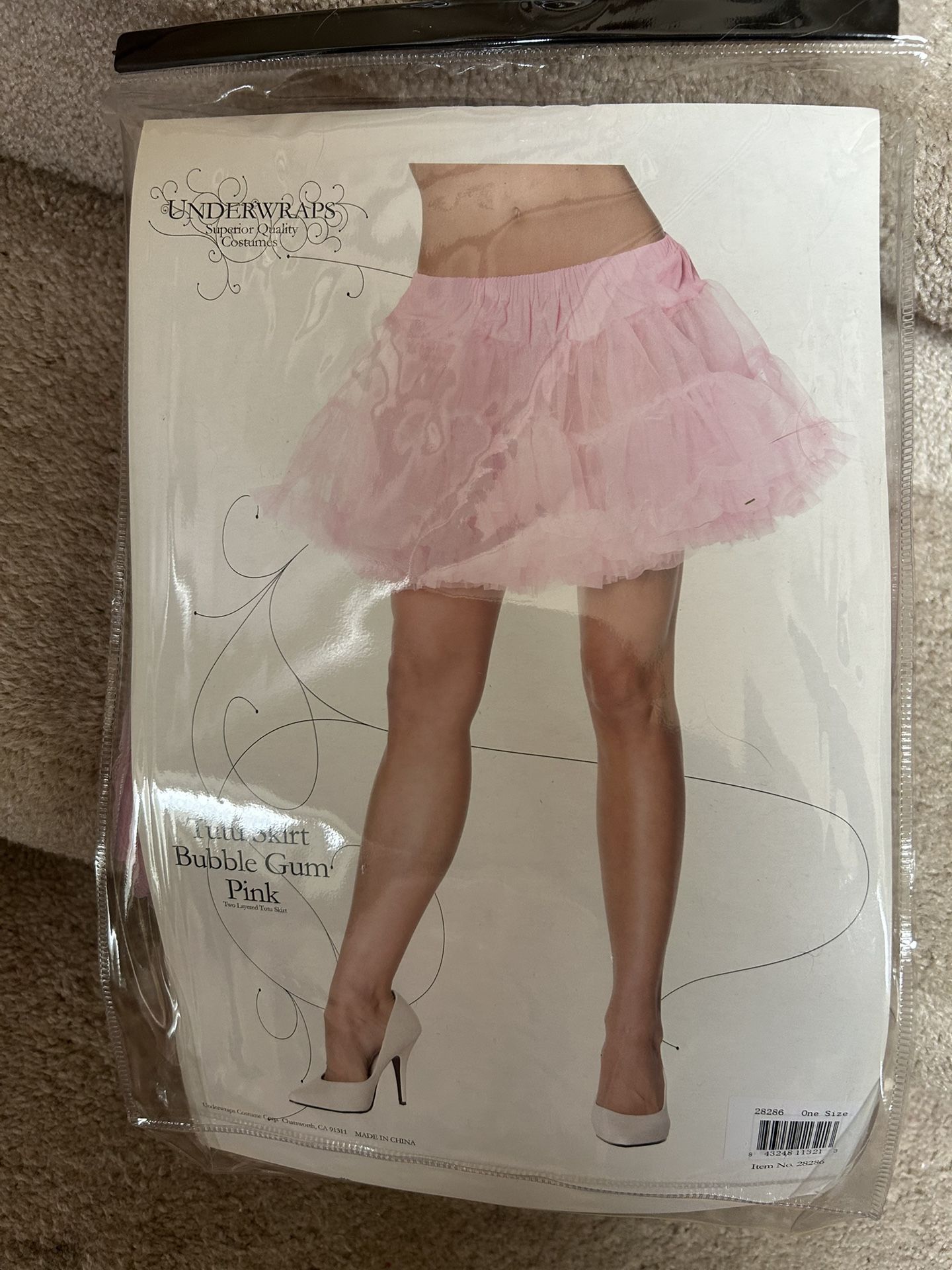 Tutu for Dance Adults Teens Halloween Costume Cosplay Running 80’s Party. Brand new, in package.