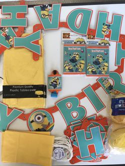 Minions party decorations