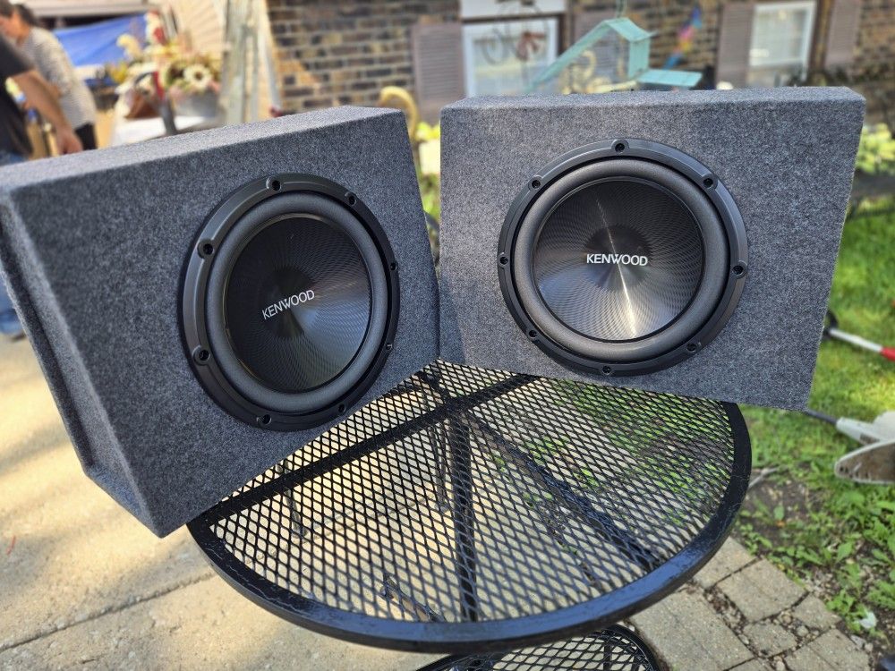 2 12" Kenwood Subwoofers
