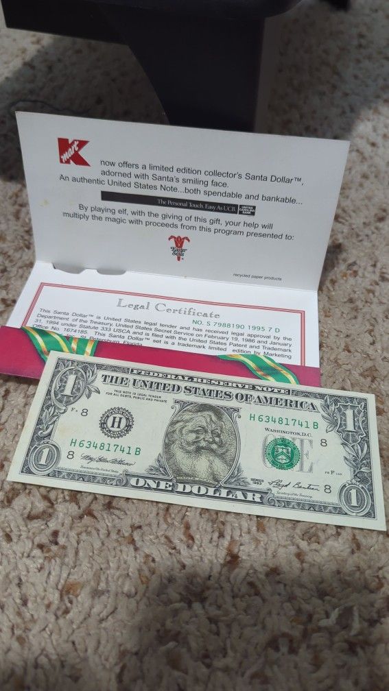 Santa Dollar - K-Mart 1994