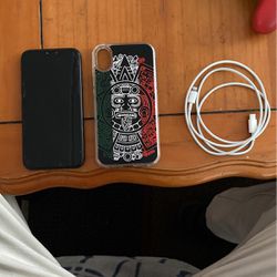 iPhone X For Sale With Case And Charger Cable 