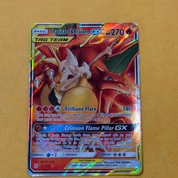 Charizard & Braixen GX pokemon card