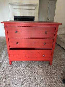 Red Dresser