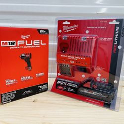 Milwaukee m18  Fuel 1/2” Mid Torque Impact Wrench With 3ah High Output Battery And Charger 
