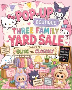 3 family Yard Sale & pop-up boutique