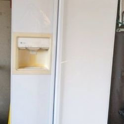 GE Profile side-by-side refrigerator