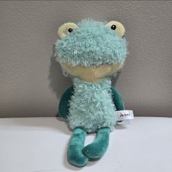 Aurora World Spring Cuties Jasper The Frog Plush 12" Teal Floppy Stuffed Animal