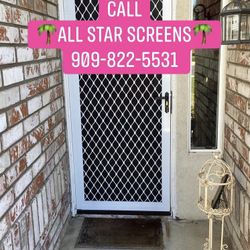 WINDOW SCREENS & DOOR SCREENS - Call For Prices 