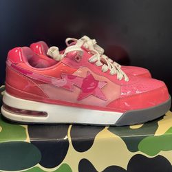 Roadsta Pink Bape Sneaker Size 9 Pre Owned