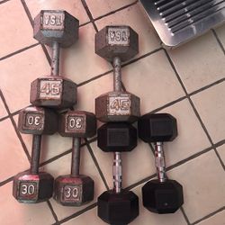25,35 & 45 Lb Dumbbells 
