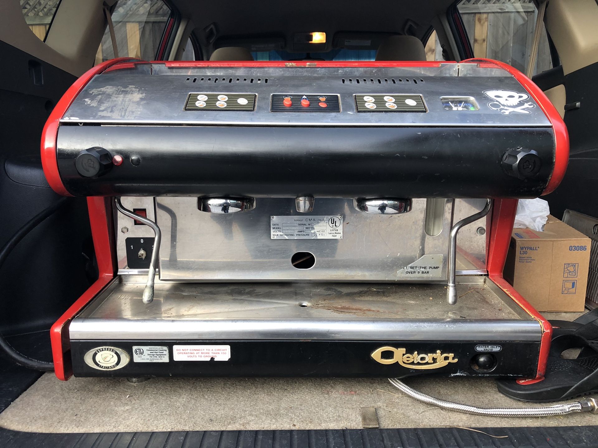 Cafe Restaurant Quality Espresso Machine 2 groupings Astoria Sae/2N