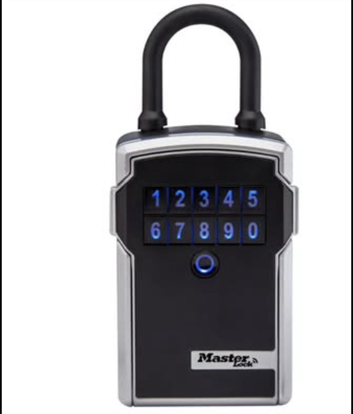 Master Lock Portable Bluetooth® Lock Box for Keys, Metal, 3-1/4 in — 7-13/64 in