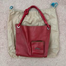 Mario Hernandez medium red leather bag