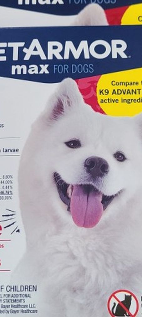 Unused PetArmor Large Dog Flea Treatment