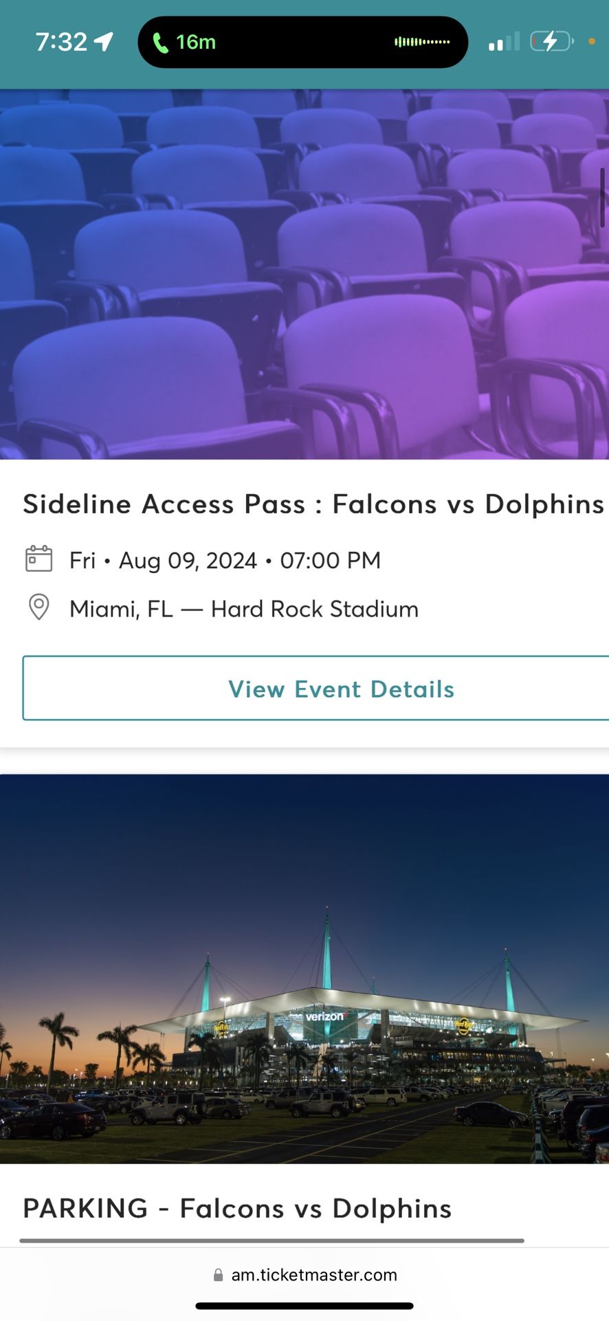 Miami Dolphins Vs Atlanta Falcons Sideline Access Passes Fri. Aug 09, 2024.