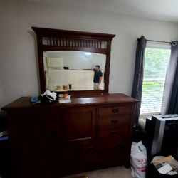 Queen Bed Frame And Dressermirror