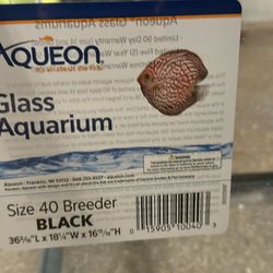 Glass aquarium 40 Gallons