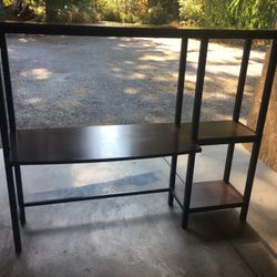 Metal Frame Wood Desk