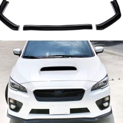 3PCS Front Lip Spoiler Splitter Fit for Subaru WRX STI 2015-2021 Sedan CS Style Glossy Black Brand New still in the box D878