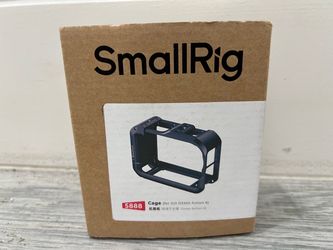 SMALLRIG Aluminum Cage for DJI Osmo Action 6 with Expansion Interfaces-5888 Protective Frame with Expansion Interfaces, with 1/4"-20 Threaded Hole & Q