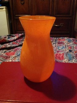 Nice orange vase