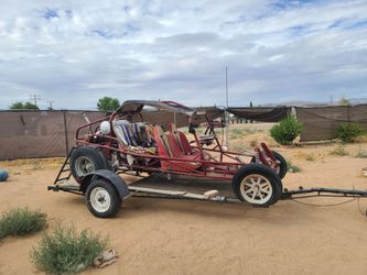 4 seater  vw dune buggy with trailer