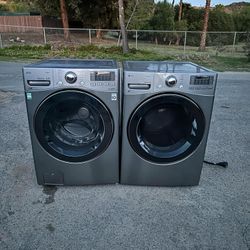 LG Washer And Electric Dryer 