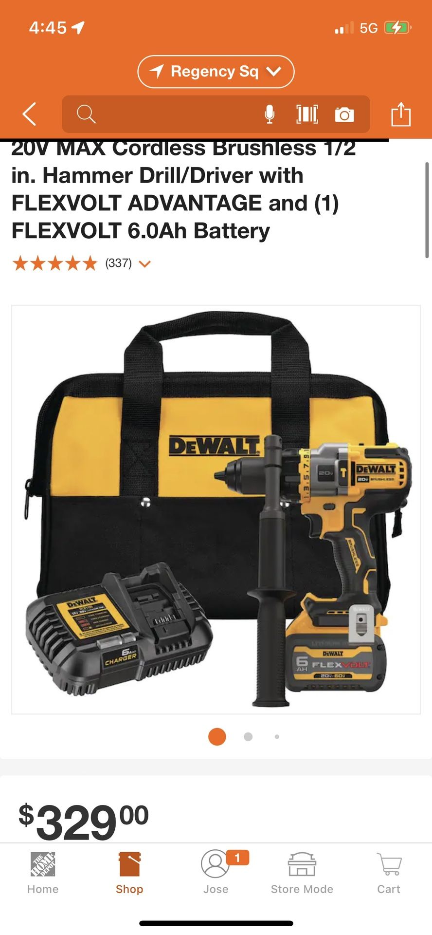 Dewalt Hammer Drill Flex Volt