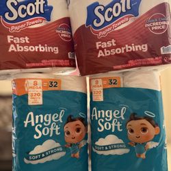 toilet paper and napkins 