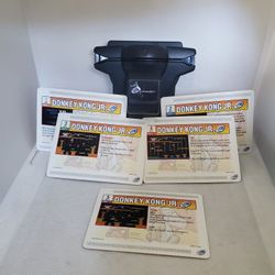 Game Boy Advance E-reader With Donkey Kong Jr. Cards 1-5