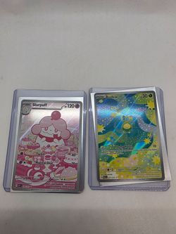 Slurpuff 236/217 and Budew 221/217 Ascended Heroes Illustration Rare Full Art Pokemon Pokémon  Excellent condition