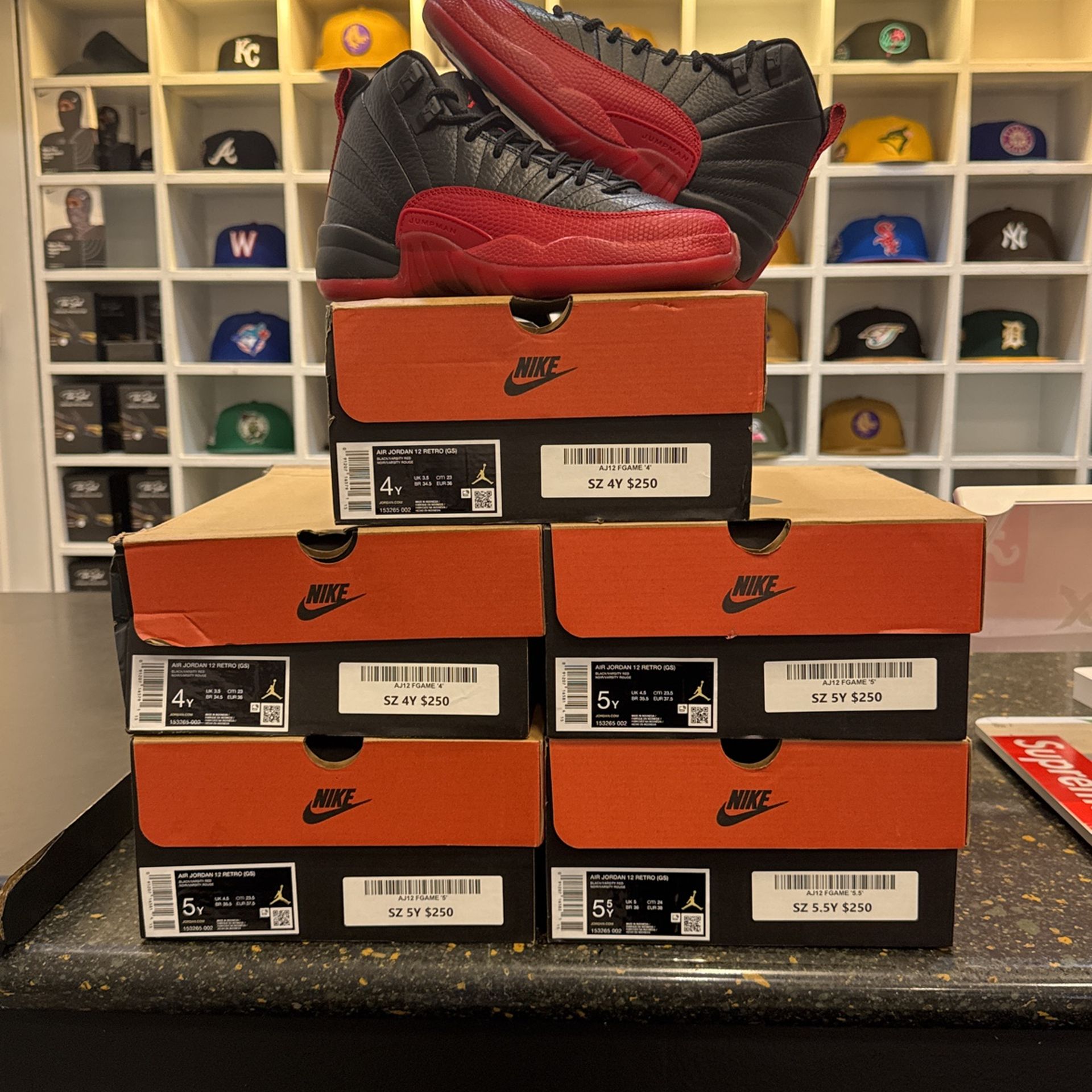 JORDAN 12 FLU GAME (GS) (2025 RELEASE)