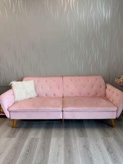 Pink couch / sofa