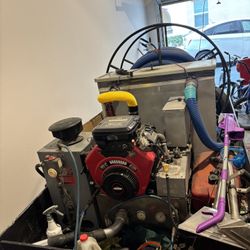 Carpet Cleaning Truck Mount on Trailer – Ready to Work!