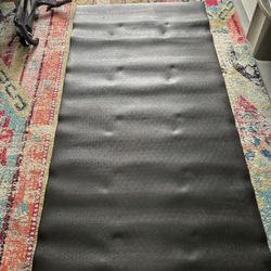 Black Textured Leather Crafting Mat