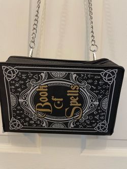 Book of Spells Crossbody Chain Bag