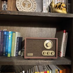 Portable AM/FM Bluetooth Radio Tonal Brown - Hearth & Hand™ with Magnolia