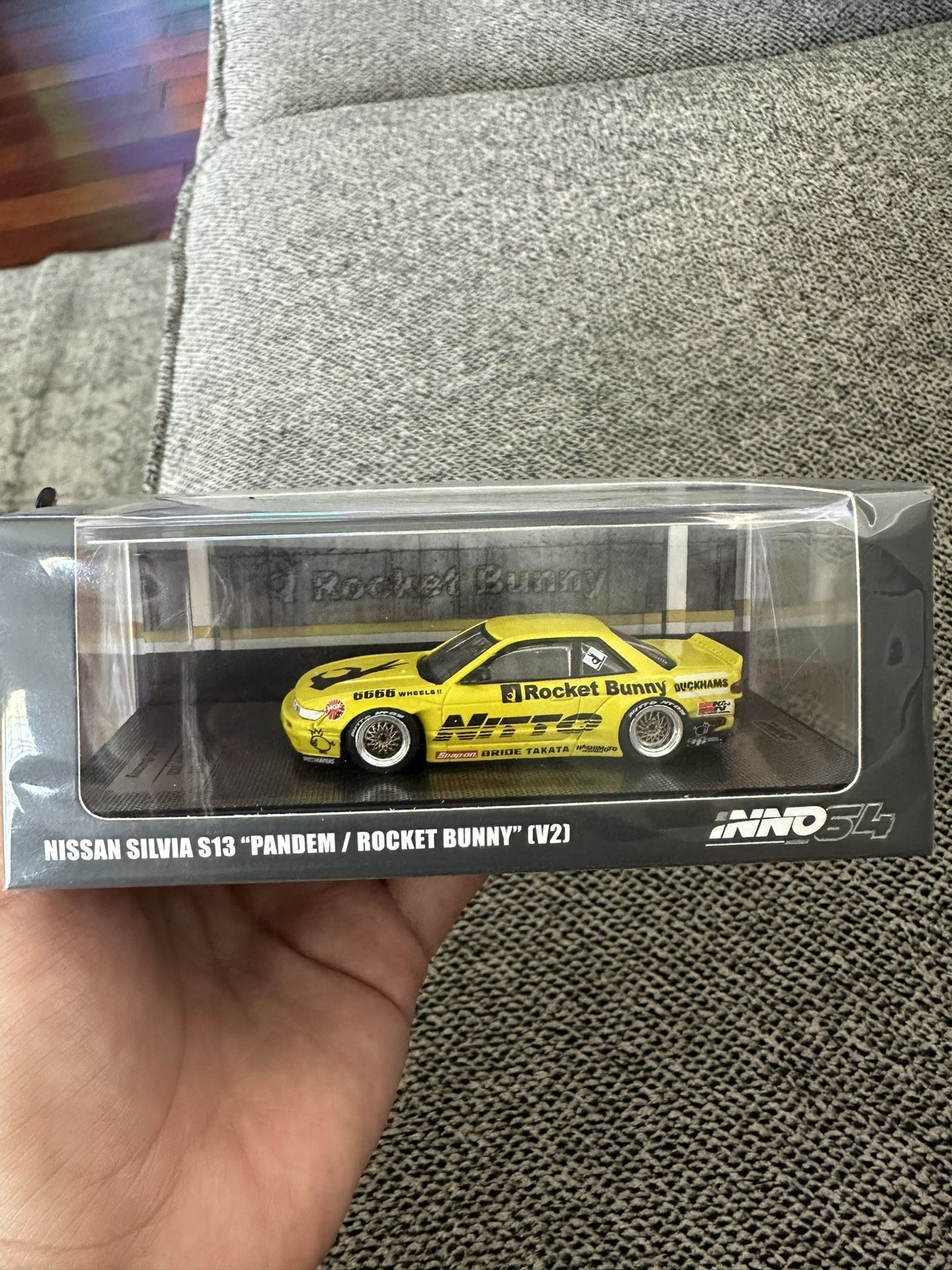 Inno64 Nissan Silvia S13 Rocket Bunny V2 Light Yellow (Sealed)
