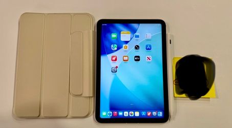 Apple iPad Mini (6th Gen) 64GB Wi-Fi + Cellular l Factory Unlocked l Non-Apple Pencil & Case