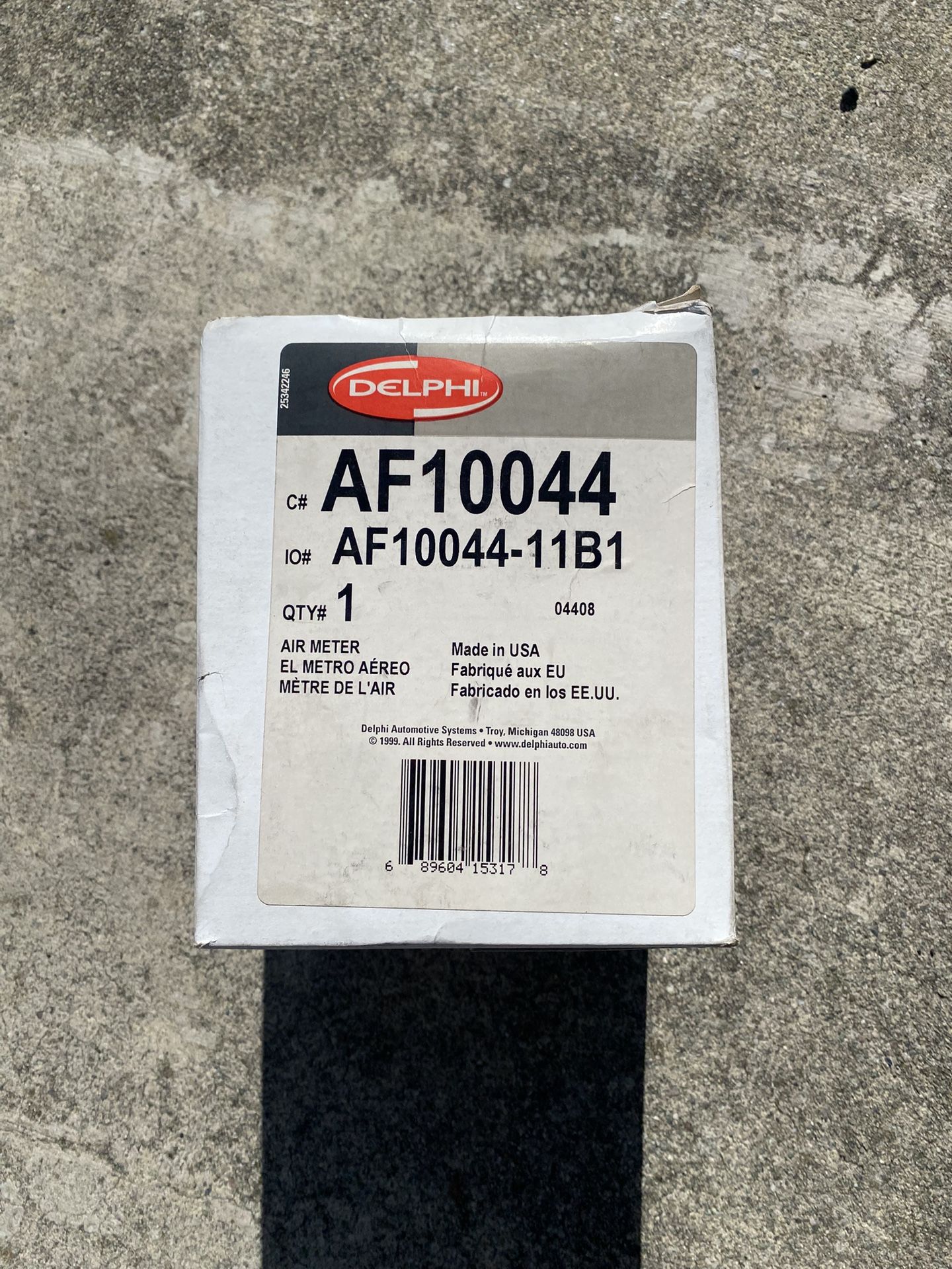 1994-04 GM Vehicles Mass Air Flow Sensor - Delphi # AF10044