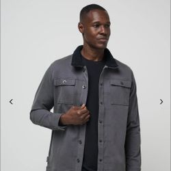 TravisMathew Men's Cloud Denim Sherpa Jacket Large Travis Mathew TM