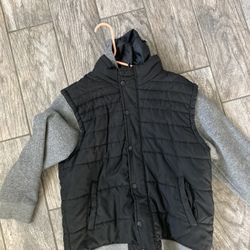 Puffer Jacket Very Warm Has A Hoodie