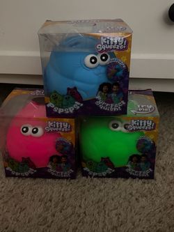 Kitty Squeeze Squishy Toys – Set of 3