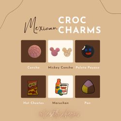 Mexican Croc Charms